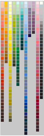 oil paint swatch